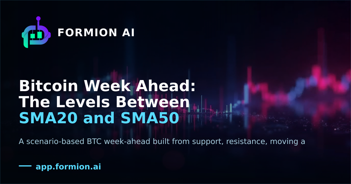 Bitcoin Week Ahead: The Levels Between SMA20 and SMA50