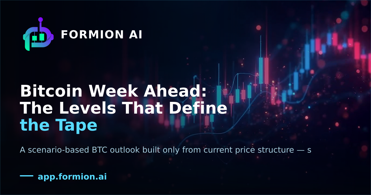 Bitcoin Week Ahead: The Levels That Define the Tape