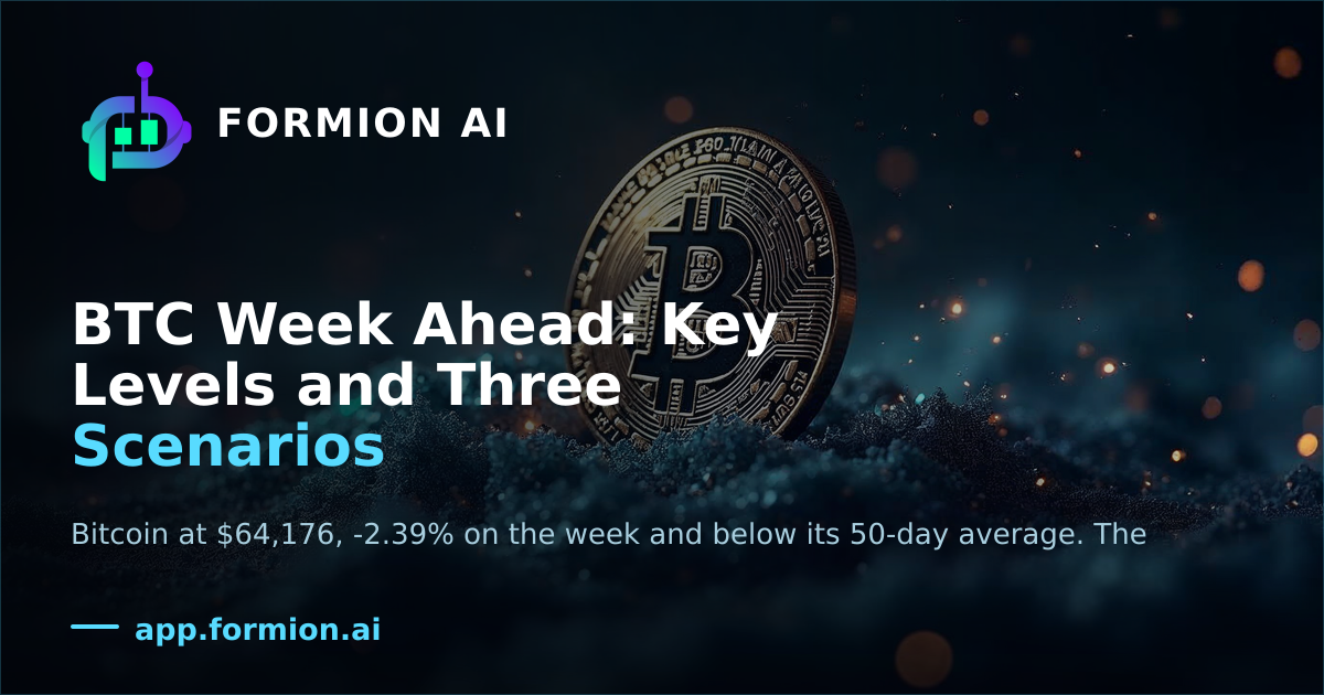 BTC Week Ahead: Key Levels and Three Scenarios