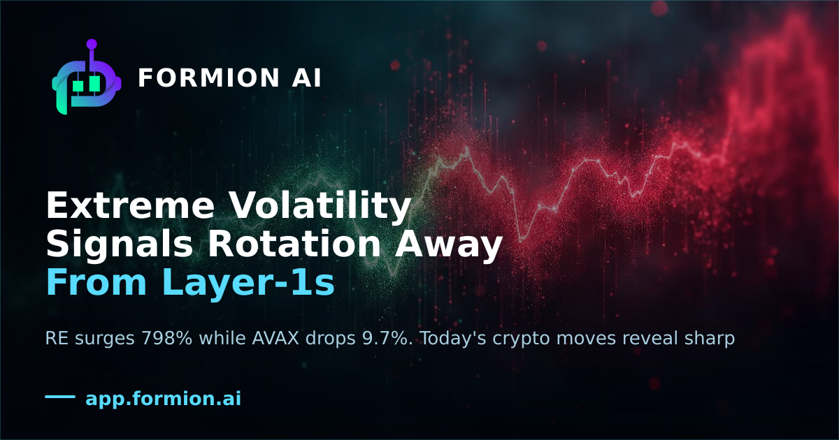 Extreme Volatility Signals Rotation Away From Layer-1s