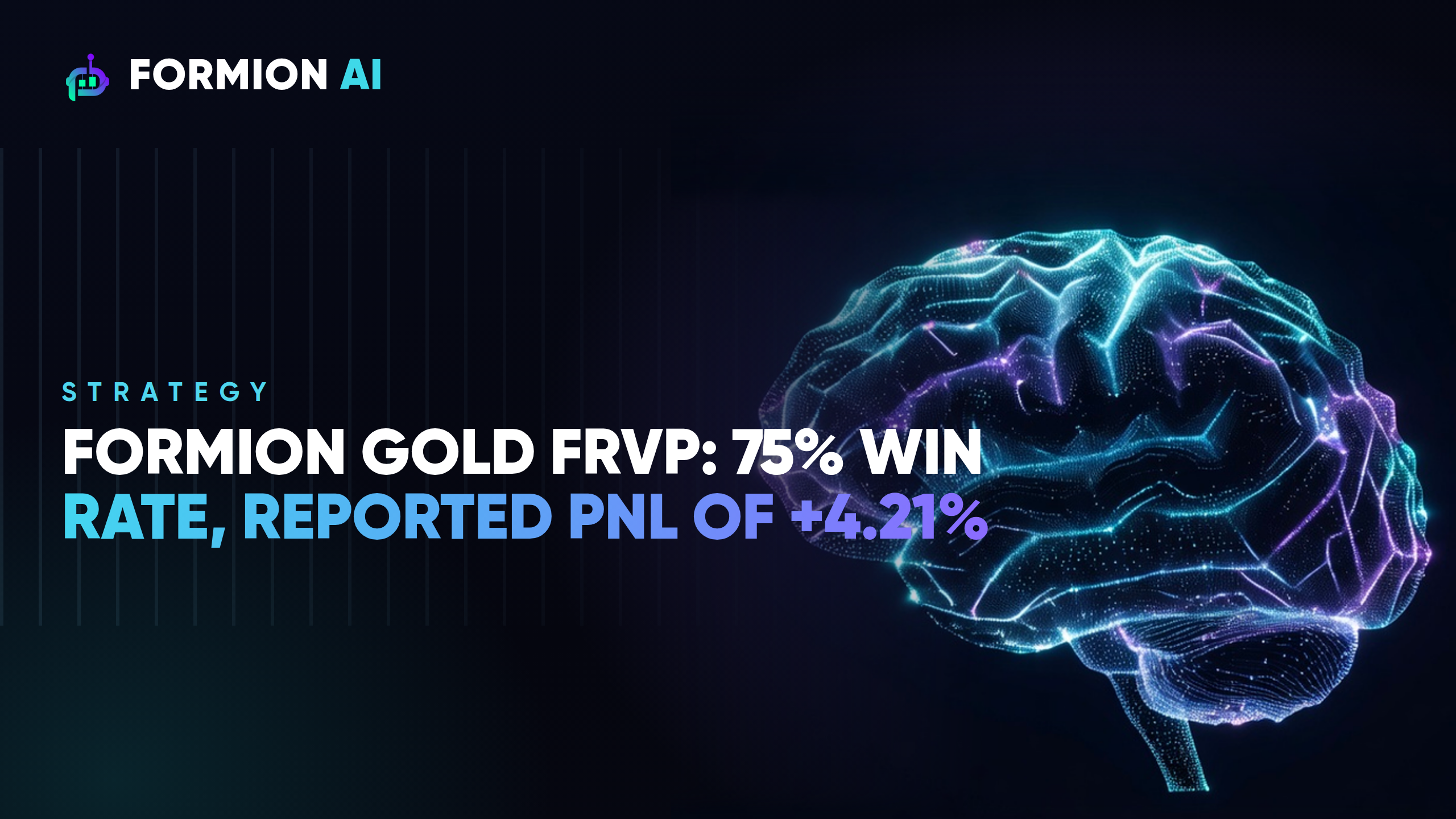 Formion Gold FRVP: 75% Win Rate, Reported PnL of +4.21%