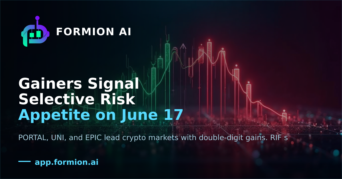Gainers Signal Selective Risk Appetite on June 17