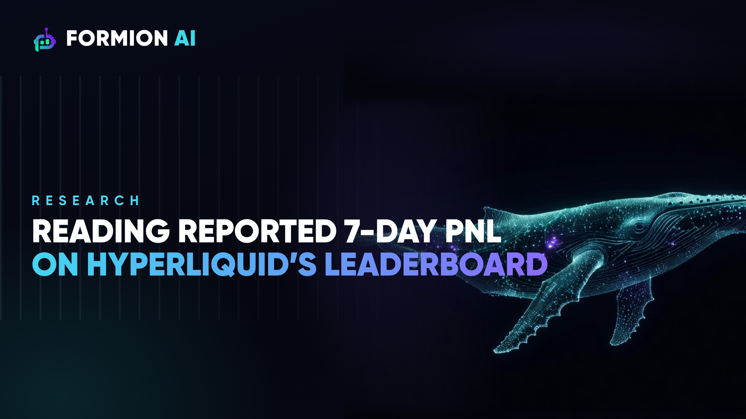 Reading Reported 7-Day PnL on Hyperliquid’s Leaderboard