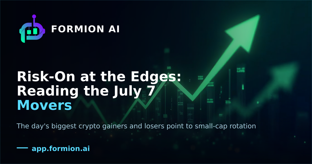 Risk-On at the Edges: Reading the July 7 Movers