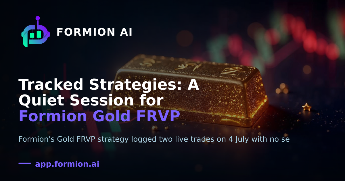 Tracked Strategies: A Quiet Session for Formion Gold FRVP