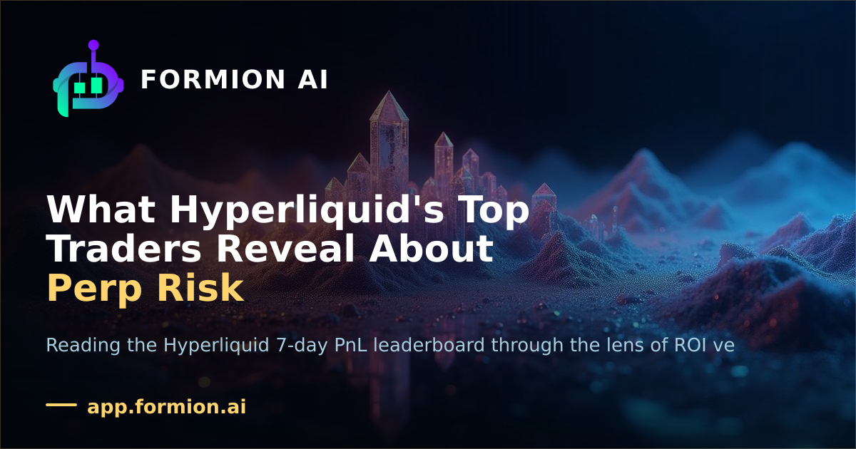 What Hyperliquid's Top Traders Reveal About Perp Risk
