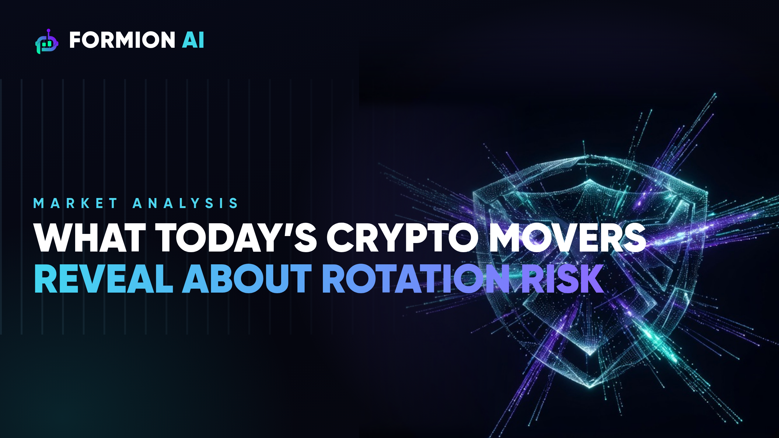 What Today’s Crypto Movers Reveal About Rotation Risk