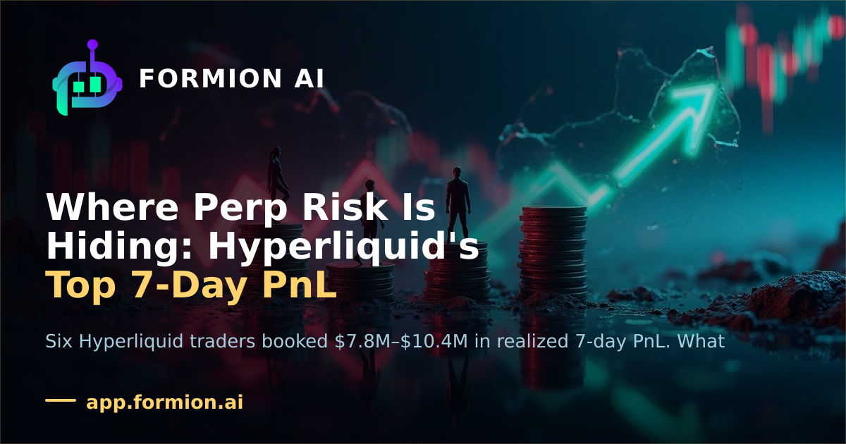 Where Perp Risk Is Hiding: Hyperliquid's Top 7-Day PnL
