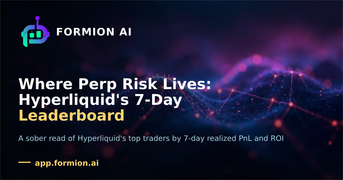 Where Perp Risk Lives: Hyperliquid's 7-Day Leaderboard